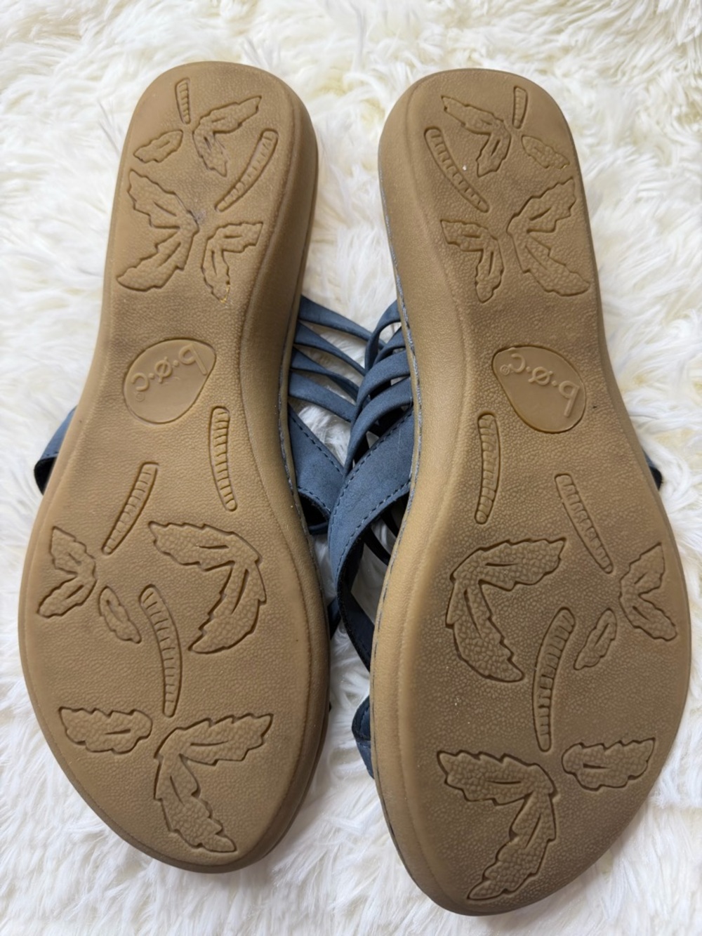 b.o.c. Born Blue Women's Strappy Slide Sandals size 9M - Picture 5 of 7